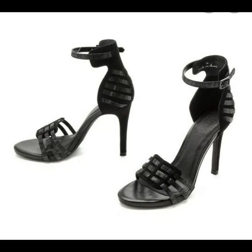 Joie black sandals with heel size 38.5 (US 8.5)